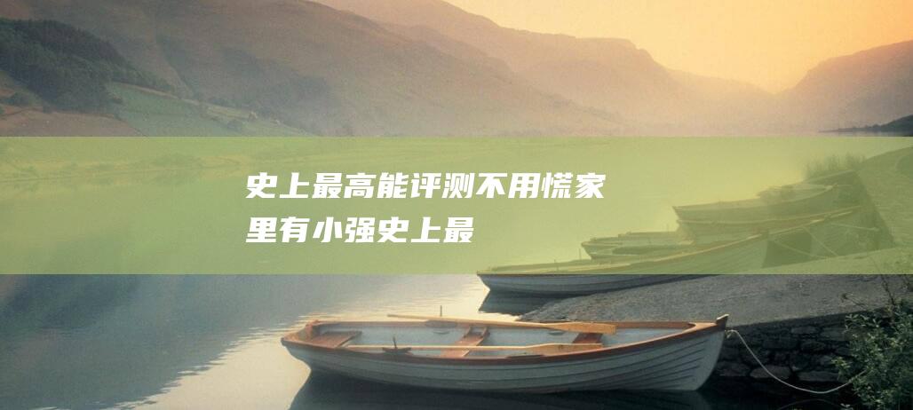 史上最高能评测不用慌家里有小强史上最