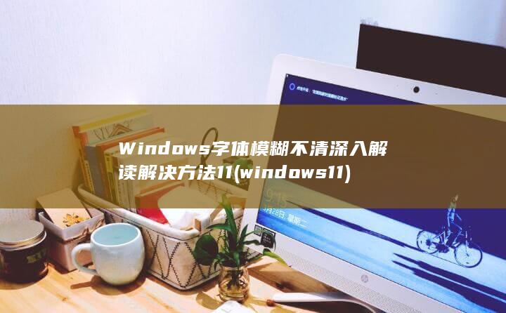 Windows 字体模糊不清 深入解读解决方法 11 (windows 11)