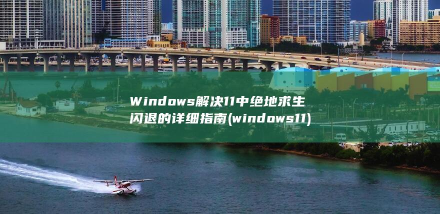 Windows 解决 11 中绝地求生闪退的详细指南 (windows 11)