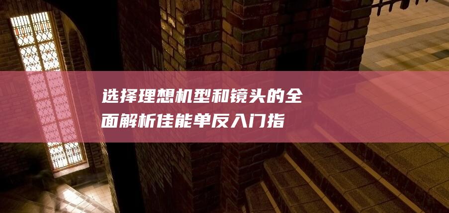 选择理想机型和镜头的全面解析-佳能单反入门指南 (怎样选择理想)